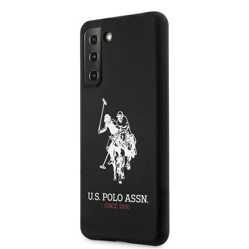 US Polo USHCS21SSLHRBK S21 G991 czarny/black Silicone Logo - Cell phone cases and covers<<<HurtelXML
