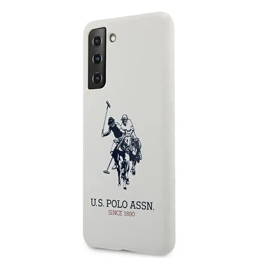 US Polo USHCS21SSLHRWH S21 G991 biały/white Silicone Logo - Cell phone cases and covers<<<HurtelXML