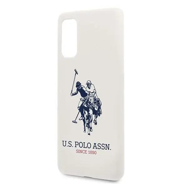 US Polo USHCS62SLHRWH S20 G980 biały/white Silicone Collection - Cell phone cases and covers<<<HurtelXML