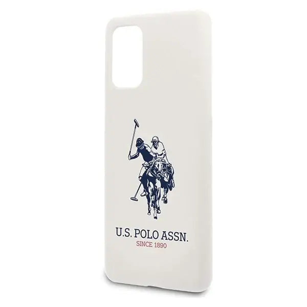 US Polo USHCS67SLHRWH S20+ G985 biały/white Silicone Collection - Cell phone cases and covers<<<HurtelXML