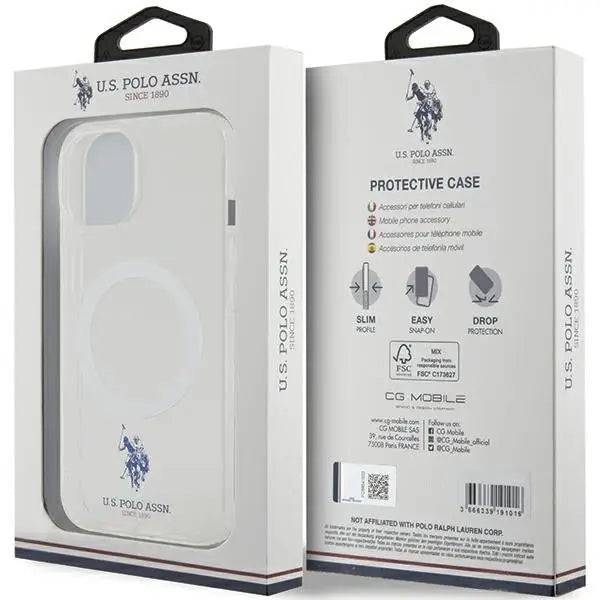 US Polo USHMP15SUCIT iPhone 15 6.1’’ transparent MagSafe Collection - Cell phone cases and covers<<<HurtelXML