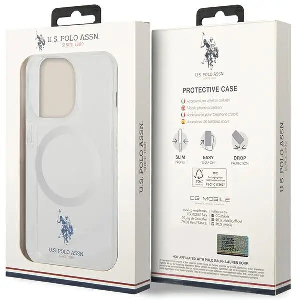 US Polo USHMP15XUCIT iPhone 15 Pro Max 6.7’’ transparent MagSafe Collection - Cell phone cases and covers<<<HurtelXML