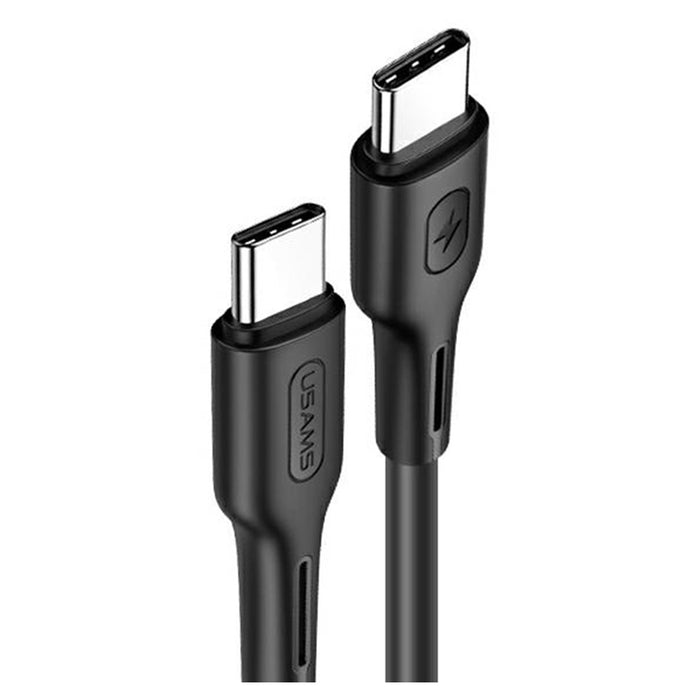 CABLE USAMS 100W TYPE-C 1.2M BLACK SJ459