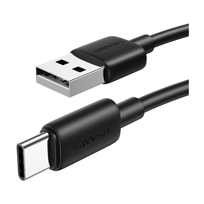 CABLE USAMS 3A USB-A TO TYPE-C BK SJ708