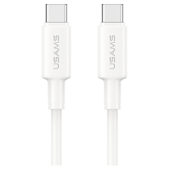 CABLE USAMS 60W TYPE-C 1m WHITE SJ763