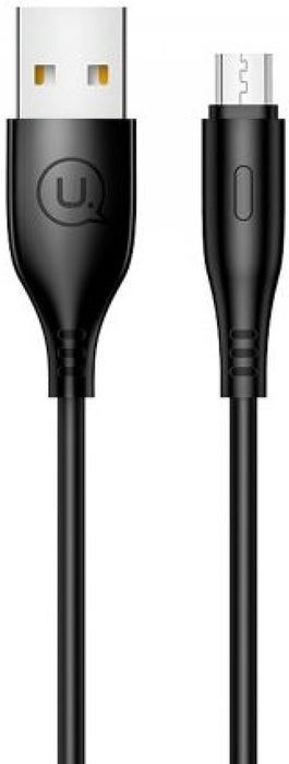 Cable Usams U18 Round Micro USB SJ268USB01 1m, black