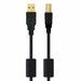 USB 2.0 A to USB B Cable NANOCABLE 10.01.1203 Black 3 m (1 Unit) - Компютър Кабели и адаптери<<<Компютри|