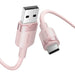 USB 2.0 A to USB-C 3A Vention CTNPF 1M cable (pink) - USB cables<<<Cables<<<IT Accessories<<<InnproXML