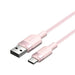 USB 2.0 A to USB-C 3A Vention CTNPF 1M cable (pink) - USB cables<<<Cables<<<IT Accessories<<<InnproXML