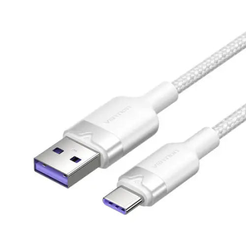 USB 2.0 A to USB-C 6A Vention CTOWH 2M cable (white) - USB cables<<<Cables<<<IT Accessories<<<InnproXML