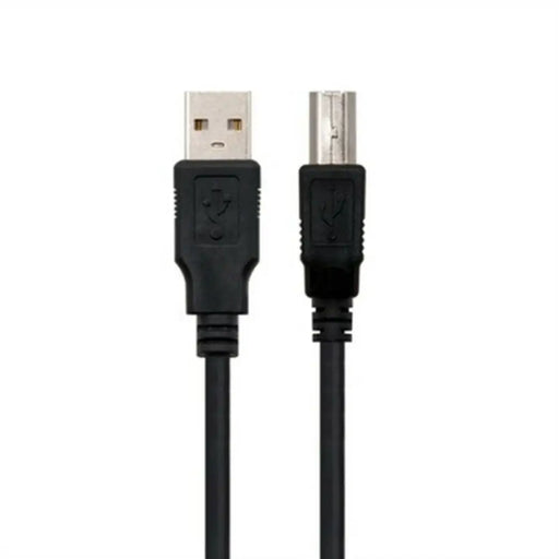 USB 2.0 Cable Ewent EC1003 Black - Електроника Телефони и таблети<<<Компютри| Електроника<<<BigBuy&&&USB зарядни и