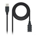 USB 3.0 A to USB A Cable NANOCABLE 10.01.0902BK 2 m Black - Компютър Кабели и адаптери<<<Компютри|
