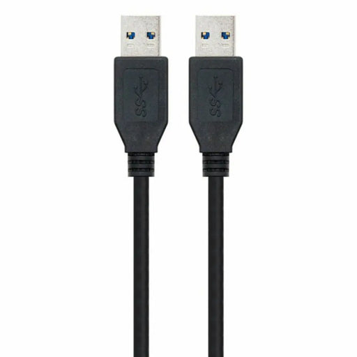 USB 3.0 A to USB A Cable NANOCABLE 10.01.1002-BK Black 2 m - Компютър Кабели и адаптери<<<Компютри|