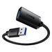 USB 3.0 Extension cable Baseus male to female AirJoy Series 5m (black) - USB cables<<<Cables<<<IT