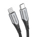 USB-C 2.0 to Lightning Cable Vention TACHH 2m MFi Gray - USB-C to Lightning<<<USB cables<<<GSM Accessories<<<InnproXML