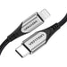 USB-C 2.0 to Lightning Cable Vention TACHH 2m MFi Gray - USB-C to Lightning<<<USB cables<<<GSM Accessories<<<InnproXML