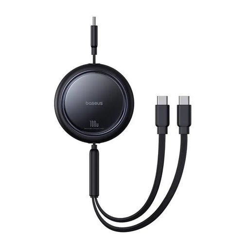 USB-C 2W1 Baseus Bright Mirror cable C + C / 100W / 1m (black) - USB-C to USB-C<<<USB cables<<<GSM