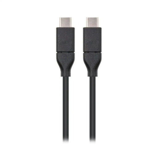 USB-C 3.1 Cable NANOCABLE 10.01.4101 Black (1 m) - Компютър Кабели и адаптери<<<Компютри| Електроника<<<BigBuy&&&USB