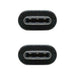 USB-C 3.1 Cable NANOCABLE 10.01.4101 Black (1 m) - Компютър Кабели и адаптери<<<Компютри| Електроника<<<BigBuy&&&USB