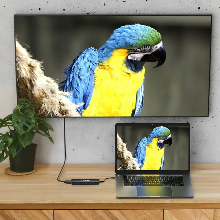 USB-C 6 in 1 Hub Wozinsky WHBC10Y4S Multifunctional Aluminum with 25 cm Cable - Gray - USB hubs<<<HurtelXML