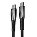 USB-C cable for USB-C Baseus Glimmer Series 100W 1m (Black) - USB-C to USB-C<<<USB cables<<<GSM