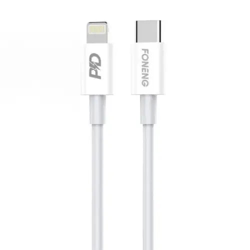 USB-C cable for Lighting Foneng X31 20W 1m (white) - USB-C to Lightning<<<USB cables<<<GSM Accessories<<<InnproXML