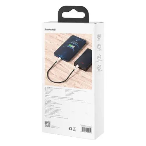USB-C cable for Lightning Baseus Cafule PD 20W 0,25m (black) - USB-C to Lightning<<<USB cables<<<GSM