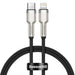 USB-C cable for Lightning Baseus Cafule PD 20W 0,25m (black) - USB-C to Lightning<<<USB cables<<<GSM