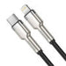USB-C cable for Lightning Baseus Cafule PD 20W 0,25m (black) - USB-C to Lightning<<<USB cables<<<GSM