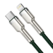 USB-C cable for Lightning Baseus Cafule PD 20W 1m (green) - USB-C to Lightning<<<USB cables<<<GSM