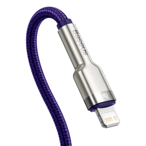 USB-C cable for Lightning Baseus Cafule PD 20W 1m (purple) - USB-C to Lightning<<<USB cables<<<GSM