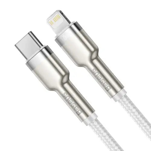 USB-C cable for Lightning Baseus Cafule PD 20W 1m (white) - USB-C to Lightning<<<USB cables<<<GSM
