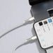 USB-C cable for Lightning Baseus Cafule PD 20W 1m (white) - USB-C to Lightning<<<USB cables<<<GSM