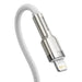 USB-C cable for Lightning Baseus Cafule PD 20W 1m (white) - USB-C to Lightning<<<USB cables<<<GSM