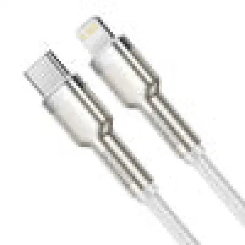 USB-C cable for Lightning Baseus Cafule PD 20W 1m (white) - USB-C to Lightning<<<USB cables<<<GSM