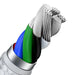 USB-C cable for Lightning Baseus Cafule PD 20W 1m (white) - USB-C to Lightning<<<USB cables<<<GSM