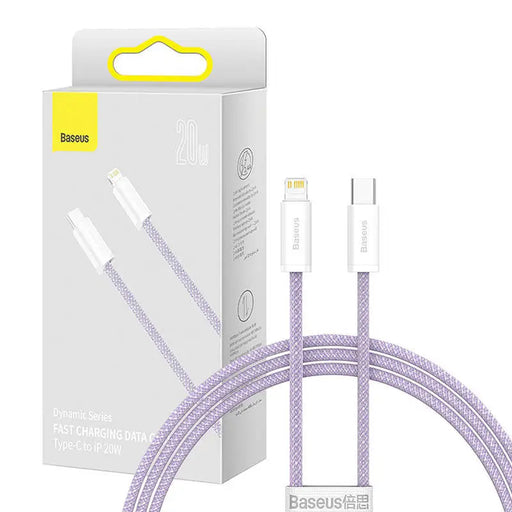 USB-C cable for Lightning Baseus Dynamic Series 20W 1m (purple) - USB-C to Lightning<<<USB cables<<<GSM