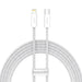 USB-C cable for Lightning Baseus Dynamic Series 20W 2m (white) - USB-C to Lightning<<<USB cables<<<GSM