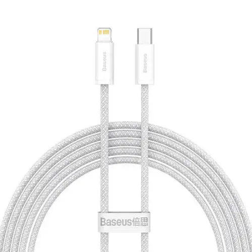 USB-C cable for Lightning Baseus Dynamic Series 20W 2m (white) - USB-C to Lightning<<<USB cables<<<GSM