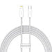 USB-C cable for Lightning Baseus Dynamic Series 20W 2m (white) - USB-C to Lightning<<<USB cables<<<GSM