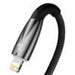 USB-C cable for Lightning Baseus Glimmer Series 20W 1m (Black) - USB-C to Lightning<<<USB cables<<<GSM