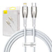 USB-C cable for Lightning Baseus Glimmer Series 20W 1m (White) - USB-C to Lightning<<<USB cables<<<GSM