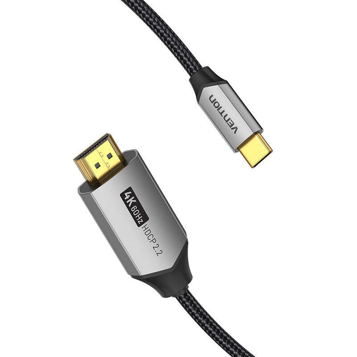 USB-C do HDMI 2.0 Cable Vention CRBBG 1,5m 4K 60Hz (black) - Video cables<<<Cables<<<IT