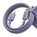 USB-C fast charging / data transfer cable - Lightning PD 20W 1m Baseus Superior Series - purple - Cell phone