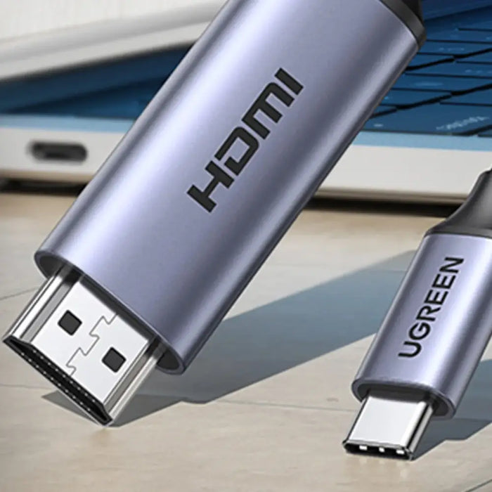 USB C - HDMI 2.1 8K 60Hz Cable 1.5m Ugreen CM565 - Gray - Video cables<<<HurtelXML