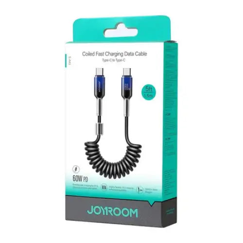 USB-C - USB-C Joyroom cable S-A43 60W 1.5m black - USB-C to USB-C<<<USB cables<<<GSM Accessories<<<InnproXML&&&Cell