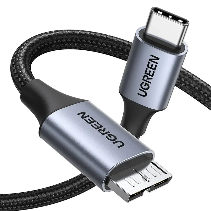 USB C / micro USB-B 3.0 cable Ugreen US565 5Gb/s 3A 0.5m - gray - Cell phone cables<<<HurtelXML