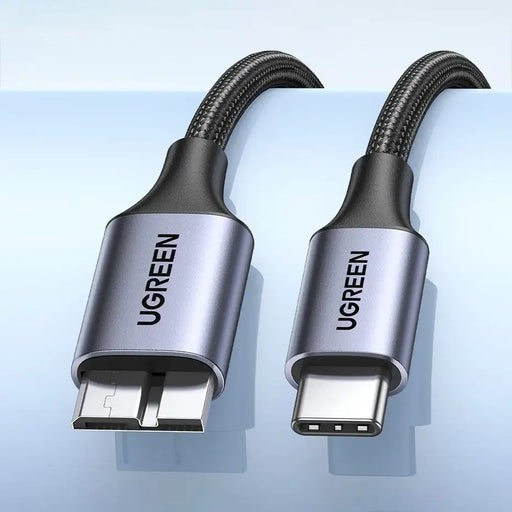 USB C / micro USB-B 3.0 cable Ugreen US565 5Gb/s 3A 1m - gray - Cell phone cables<<<HurtelXML