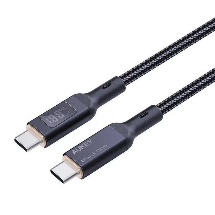 USB-C to USB-C Cable Aukey CB-MCC101 100W 1m (black) - USB-C to USB-C<<<USB cables<<<GSM Accessories<<<InnproXML