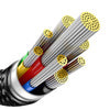 USB-C to USB-C cable Baseus Tungsten Gold 240W 1m (black) - USB-C to USB-C<<<USB cables<<<GSM